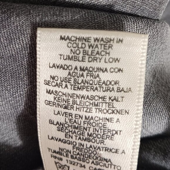 Cloth & Stone Anthropologie S Gray Chambray Button Down Front W Back Button Down - Picture 16 of 16